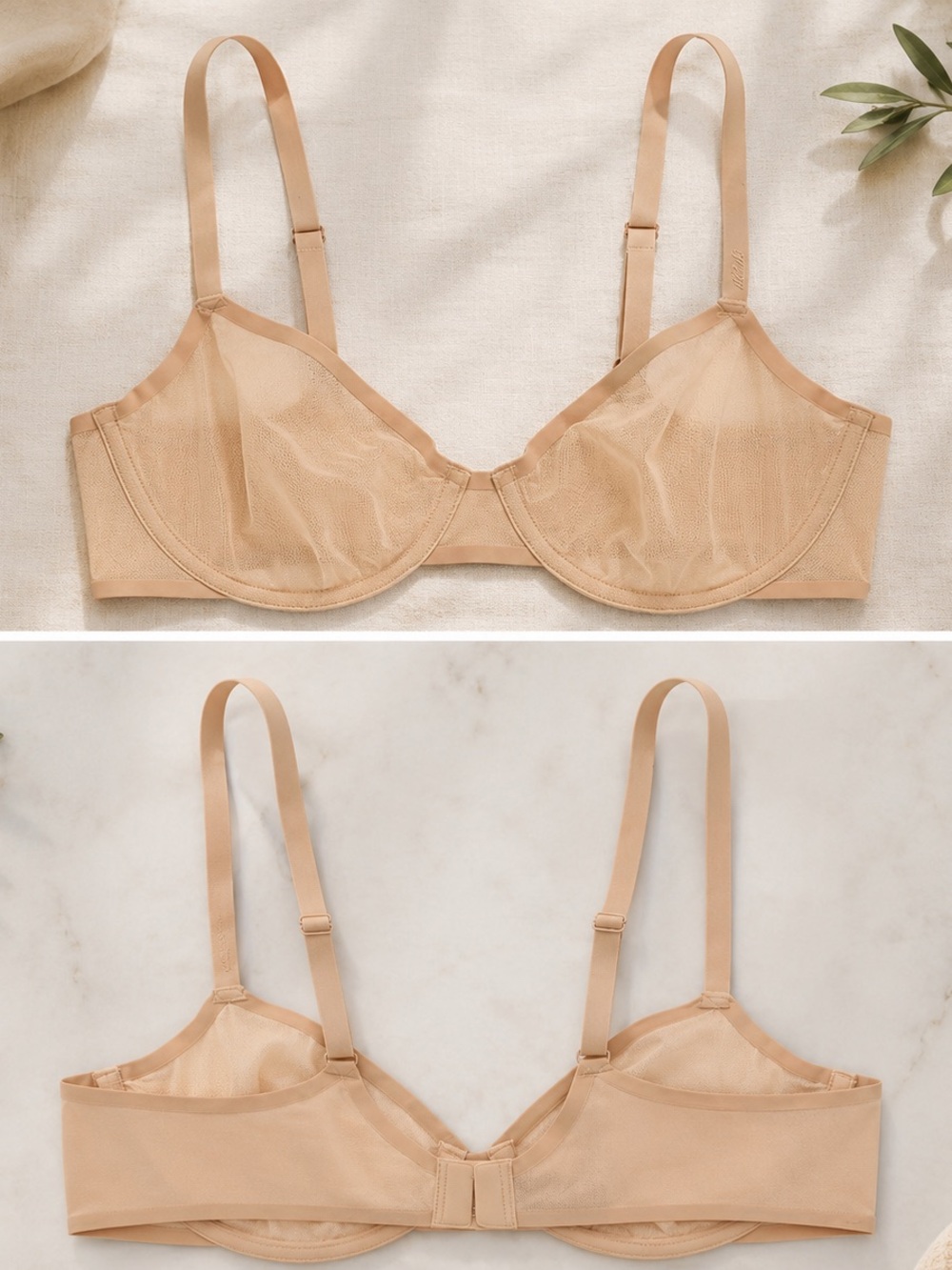 Aerie SMOOTHEZ Mesh Unlined Bra 32D